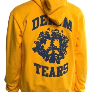 Denim Tears Denim University Zip Up Hoodie Yellow